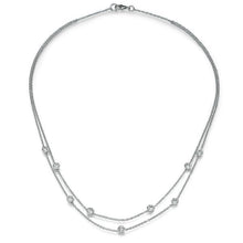 Load image into Gallery viewer, 1.35 TCW 18K White Gold Diamond &quot;Naila&quot; Necklace | Diamonds Mine
