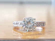 Load image into Gallery viewer, 1.5 TCW 14K White Gold Diamond Engagement Ring