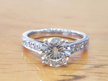 Load image into Gallery viewer, 1.5 TCW 14K White Gold Diamond Engagement Ring