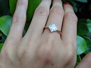 1/2 Carat Marquise Diamond Engagement Ring