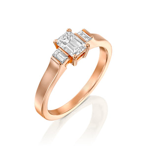 3/4 Carat 14K White Gold GIA Certified Diamond "Gabrielle" Engagement Ring