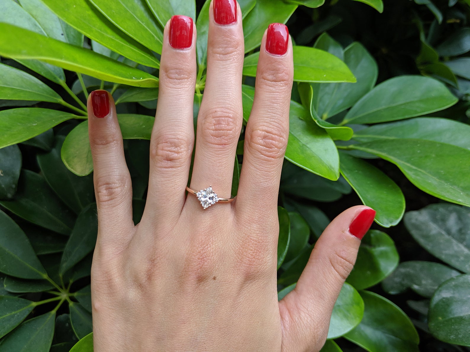 Half Carat Art Deco Diamond Engagement Ring Platinum - Filigree Jewelers