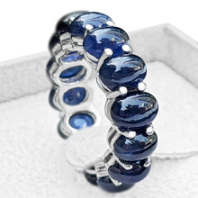 Load image into Gallery viewer, 22.33 Carat Sapphire Eternity Band - 14 kt. White gold - Ring