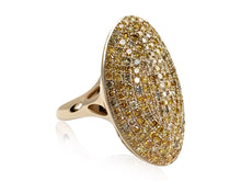 Load image into Gallery viewer, 2.22 Carat Fancy Diamond Dome - 14 kt. Yellow gold - Ring