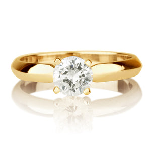 2 Carat 14K Yellow Gold Diamond "Mary" Engagement Ring