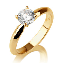 Load image into Gallery viewer, 2 Carat 14K Yellow Gold Diamond &quot;Mary&quot; Engagement Ring