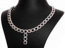 Load image into Gallery viewer, 53.75 Carat Fancy Color Diamonds &amp; 9.35 C Diamonds - 14 kt. White gold Necklace