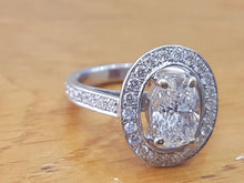 Load image into Gallery viewer, 1.5 TCW  14K White Gold Dimoand &quot;Natalie&quot; Engagement Ring