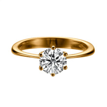 Load image into Gallery viewer, 3 Carat 14K Rose Gold Diamond &quot;Grace&quot; Engagement Ring
