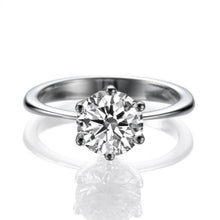 Load image into Gallery viewer, 3 Carat 14K Rose Gold Diamond &quot;Grace&quot; Engagement Ring