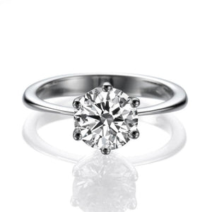 3 Carat 14K Rose Gold Diamond "Grace" Engagement Ring