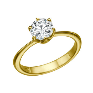 3 Carat 14K Rose Gold Diamond "Grace" Engagement Ring