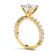 Load image into Gallery viewer, 2.9 Carat 14K Yellow Gold Diamond &quot;Gloria&quot; Engagement Ring