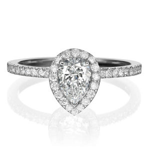 1 Carat 14K Yellow Gold Diamond "Philippa" Engagement Ring