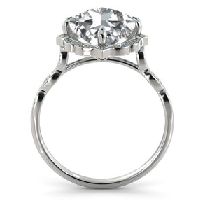 1.75 Carat 14K White Gold Diamond "Florence" Engagement Ring