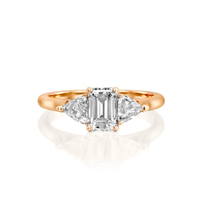 2.5 Carat 14K Yellow Gold Diamond "Monica" Engagement Ring