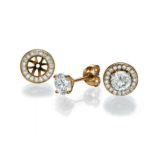 2 Carat 14K White Gold Diamond "Marian" Earrings