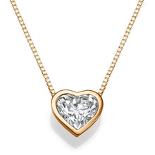 Load image into Gallery viewer, 1.5 Carat 14K White Gold Diamond Heart Pendant | Diamonds Mine