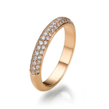 Load image into Gallery viewer, 0.75 CTW 14K Rose Gold Diamond &quot;Carmen&quot; Wedding Band