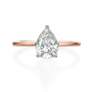 2 Carat 14K White Gold Diamond "Marta" Engagement Ring