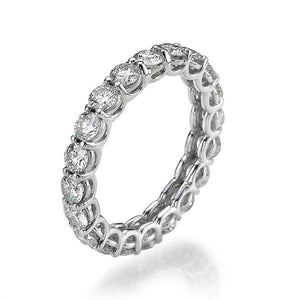 2.20 TCW 14K White Gold Diamond "Ines" Wedding Ring