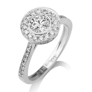 1 Carat 14K Yellow Gold Diamond "Julianne" Engagement Ring