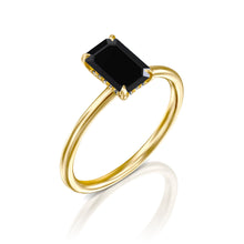 Load image into Gallery viewer, 2 Carat 14K White Gold Black Diamond &quot;Catherine&quot; Ring