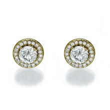 Load image into Gallery viewer, 2 Carat 14K White Gold Diamond &quot;Marian&quot; Earrings