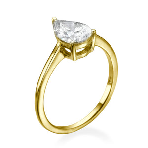 1.5 Carat 14K Rose Gold Diamond "Marta" Engagement Ring