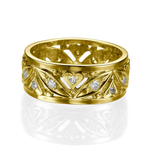 0.36 TCW 14K Yellow Gold Diamond "Sidney" Wedding Band