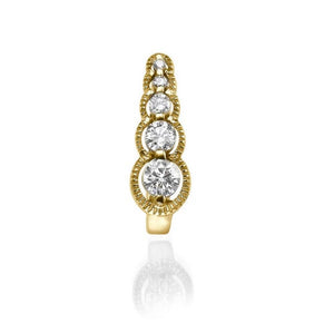 0.6 Carat 14K Yellow Gold  Diamond "Alanna" Earrings
